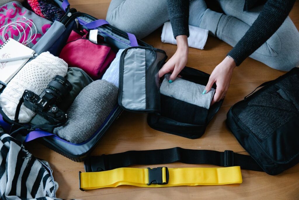 pack light on a sailing trip