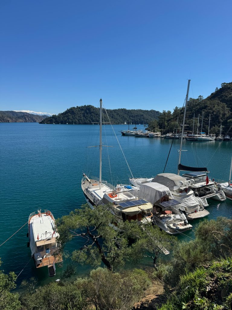sailing in Göcek, Turkey