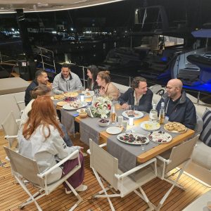 mymaria ionian catamarans jazz party