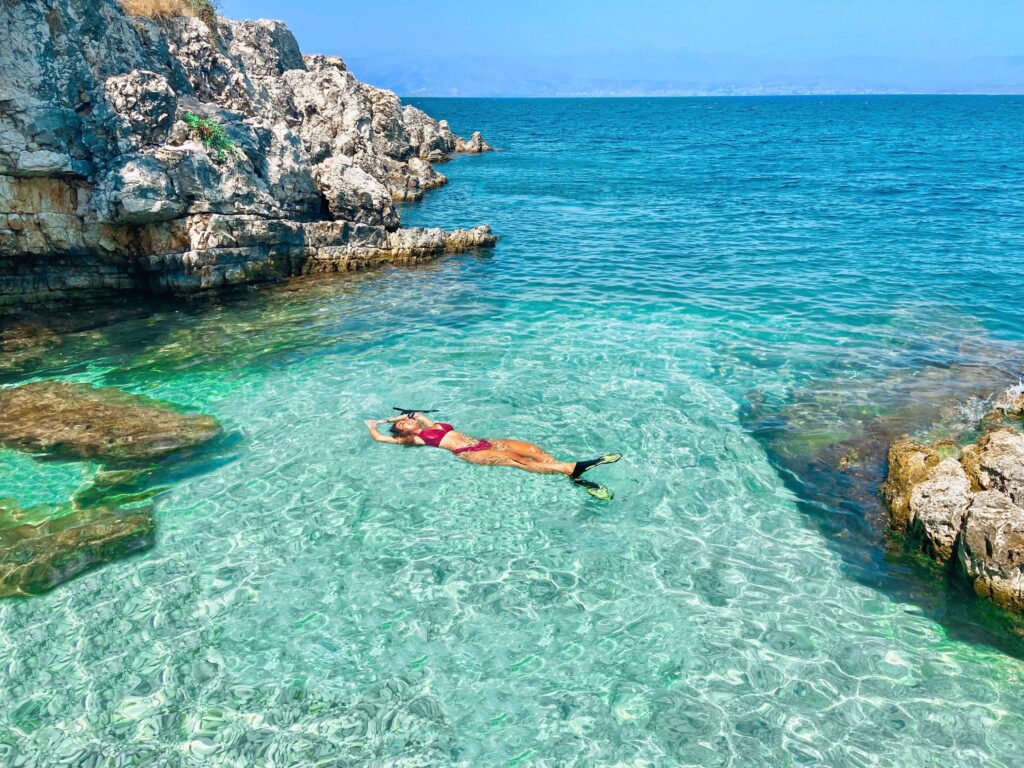 combine snorkeling and sailing with ionian catamarans