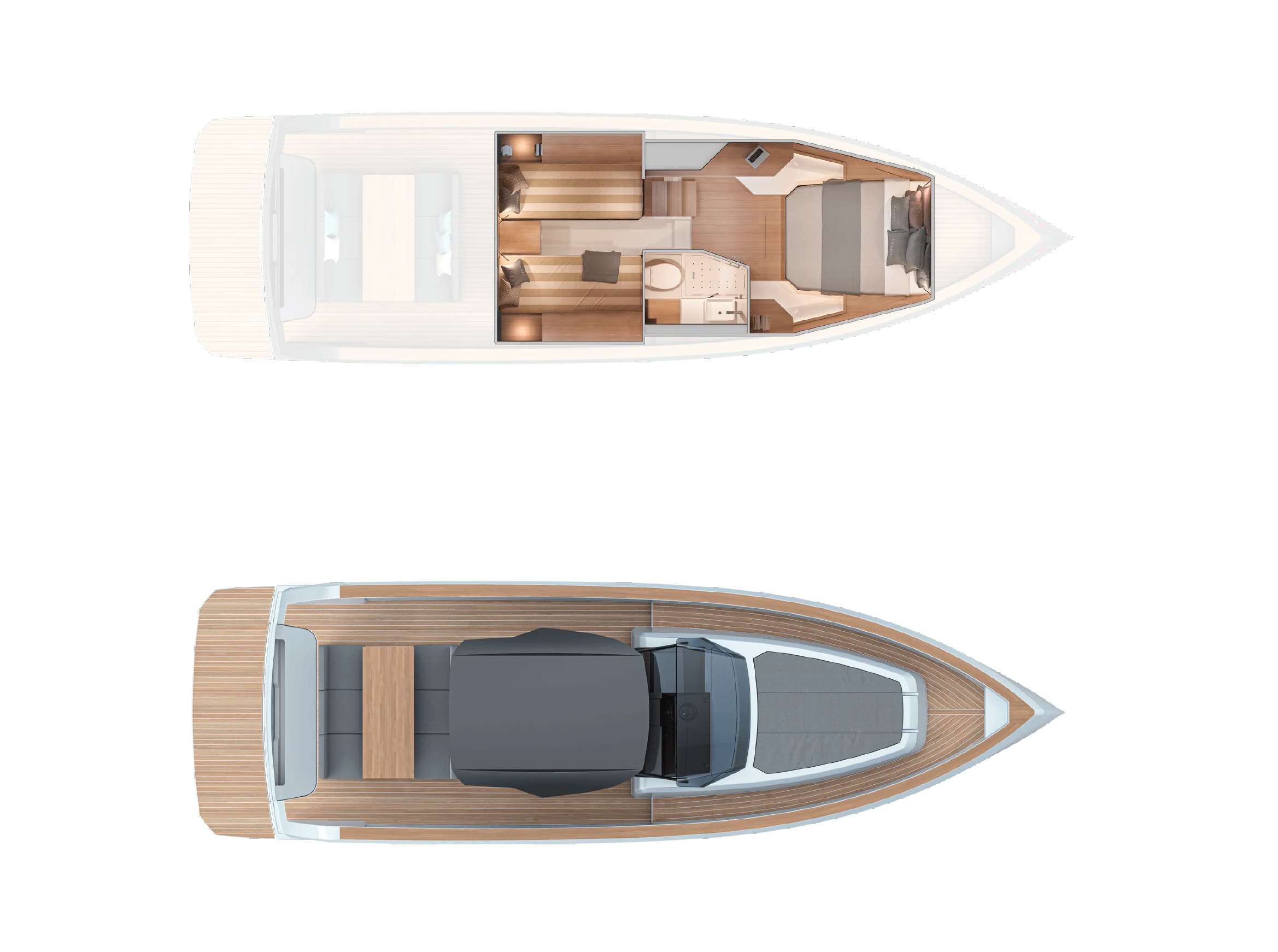 Queen Lia II - Boat Interior Layout