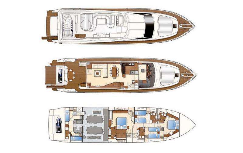 NATASSA ( ex LADY NATASA) - Boat Interior Layout