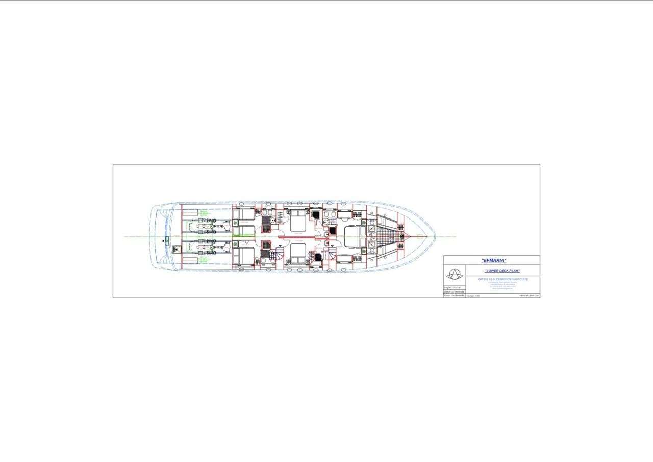 EFMARIA - Boat Interior Layout