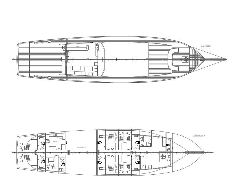 WHITE PEARL - Boat Interior Layout