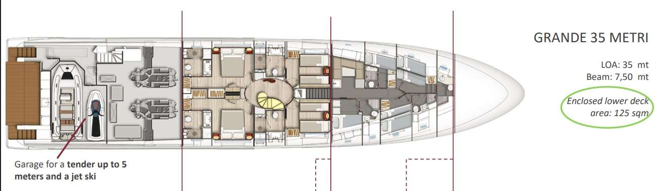 PURA VIDA - Boat Interior Layout