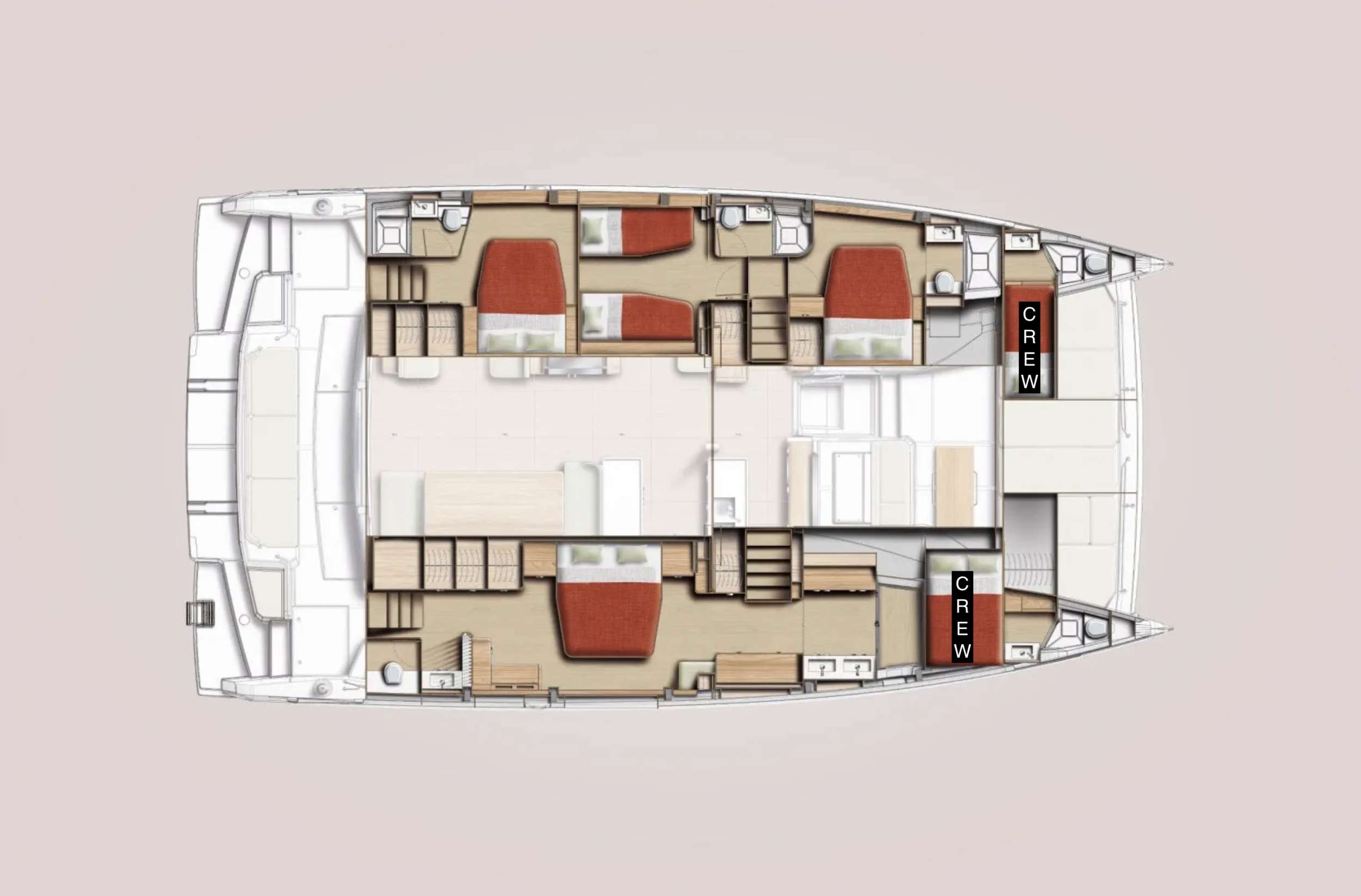 MILLENNIUM FALCON II - Boat Interior Layout