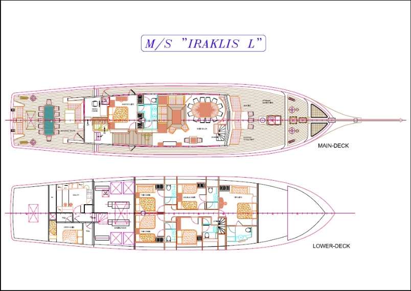 Slow Live - Boat Interior Layout
