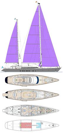 BARACUDA VALLETTA - Boat Interior Layout