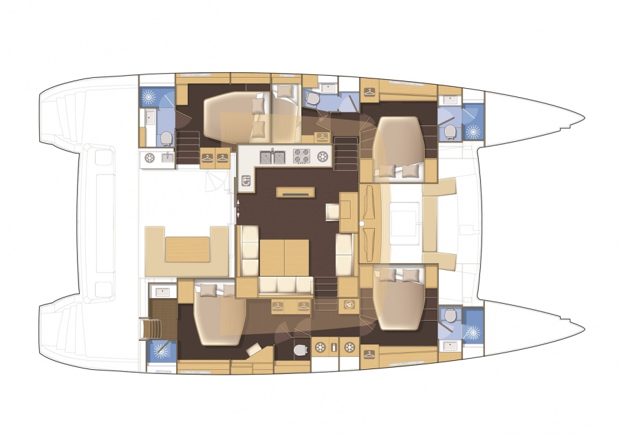 MOYA - Boat Interior Layout