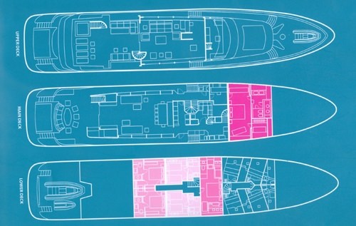 SEA WOLF - Boat Interior Layout
