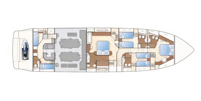 JULIE M - Boat Interior Layout