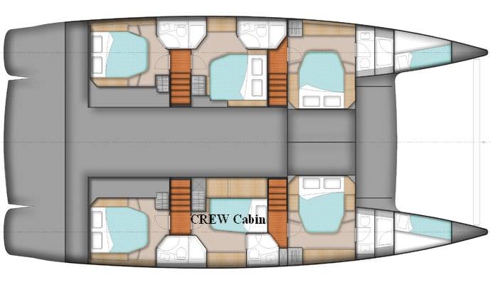 HIGH FIVE - Boat Interior Layout