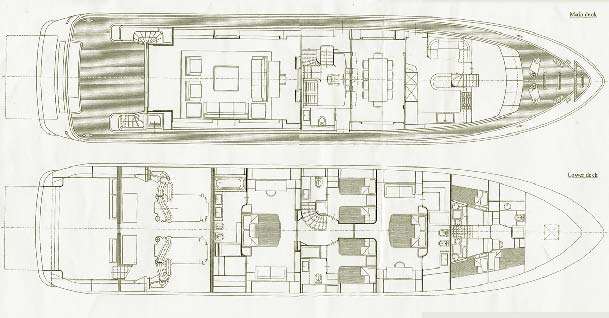 ALEXIA - Boat Interior Layout