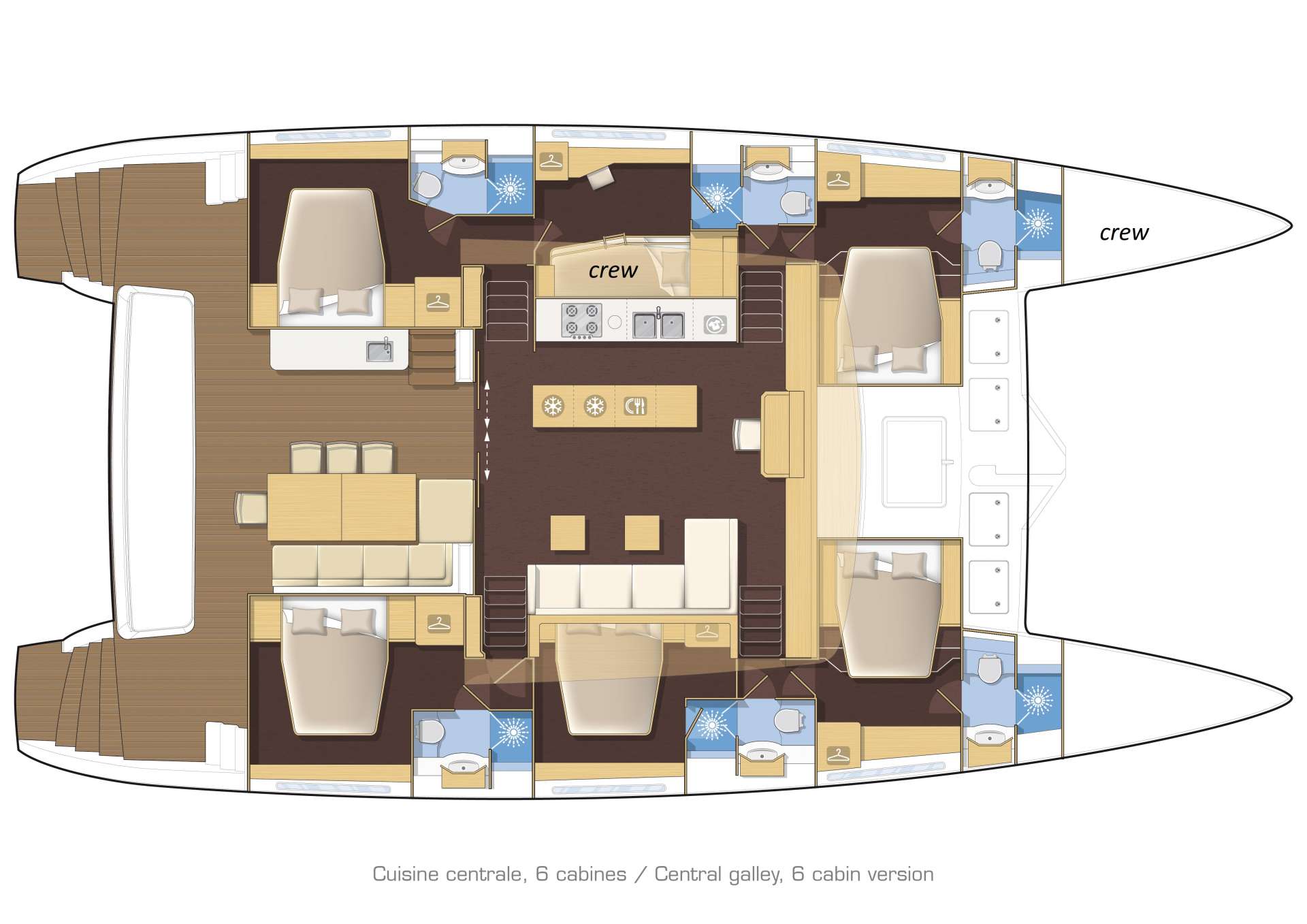 VALIUM62 - Boat Interior Layout