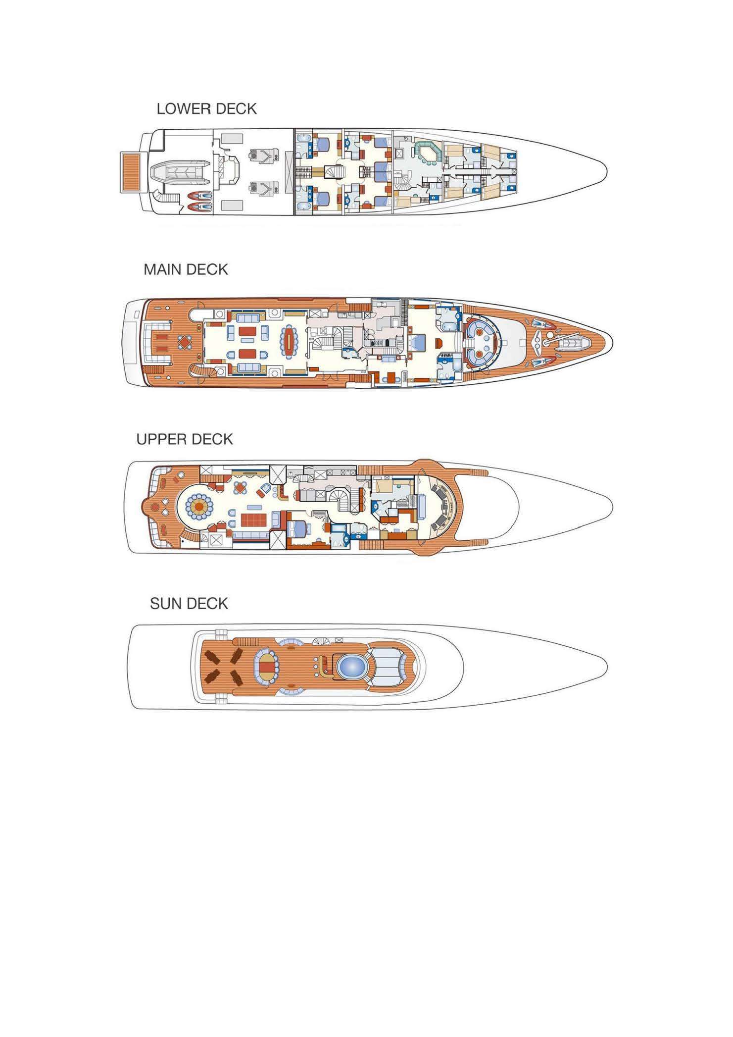SUNDAY - Boat Interior Layout