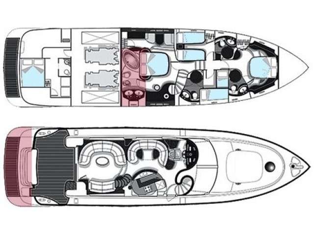 CHILL OUT II - Boat Interior Layout