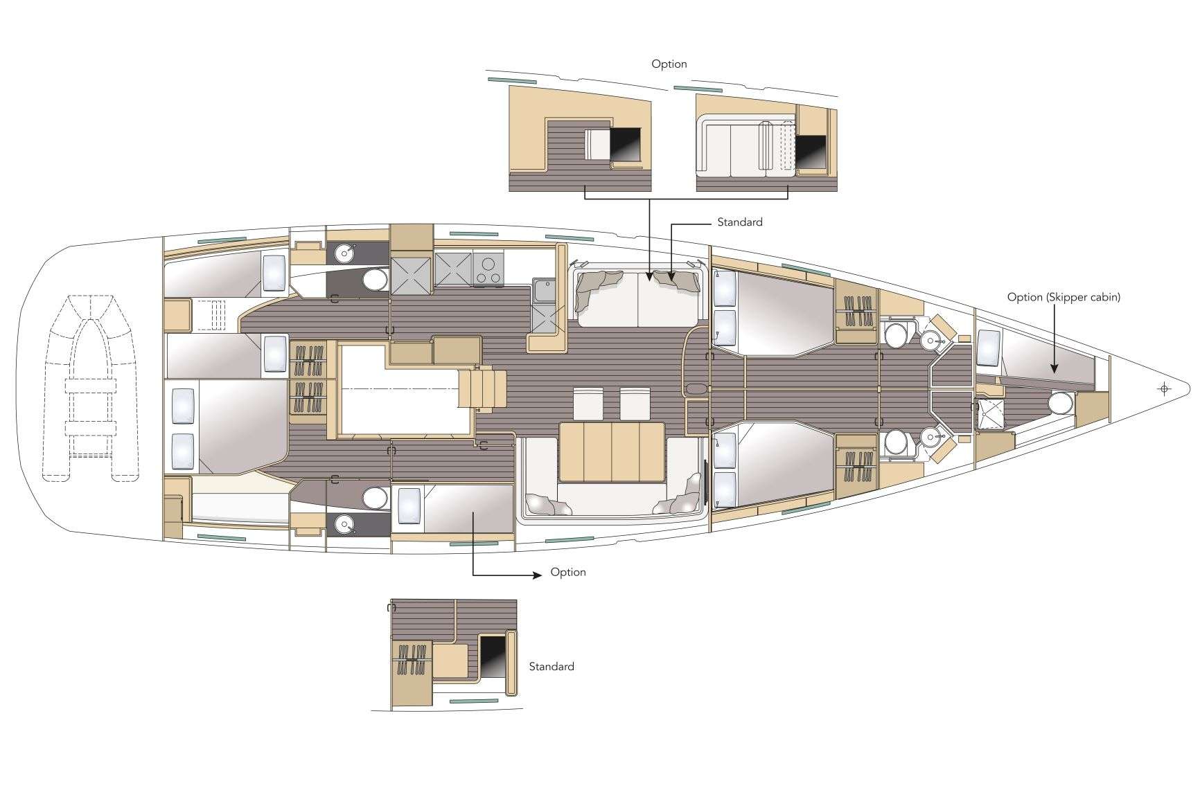 LIFE TIME - Boat Interior Layout