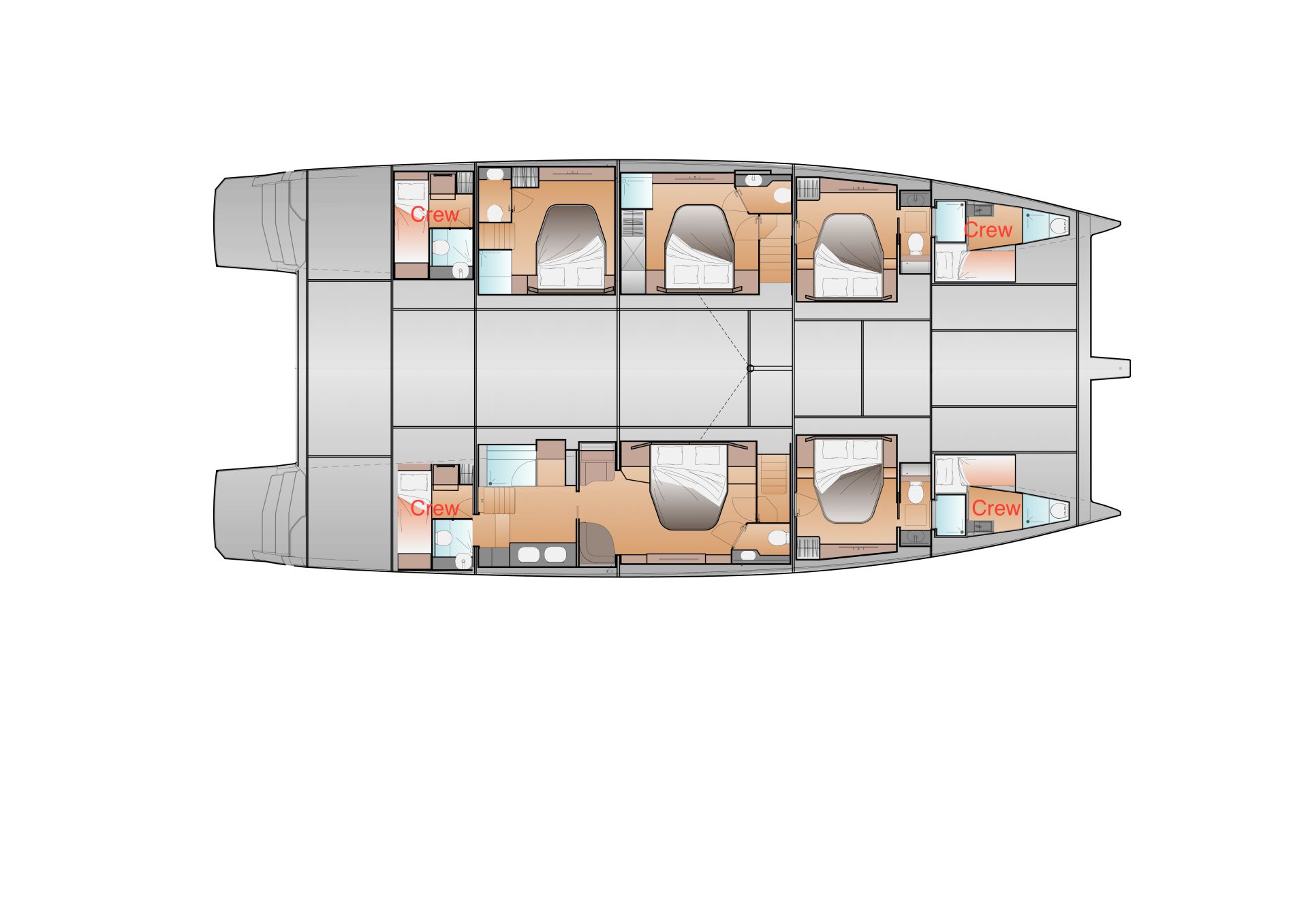 ELLY II - Boat Interior Layout
