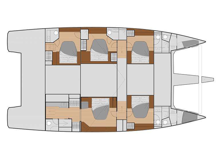 ASTORIA - Boat Interior Layout