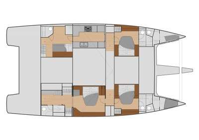 NAMASTE (SAMANA) - Boat Interior Layout