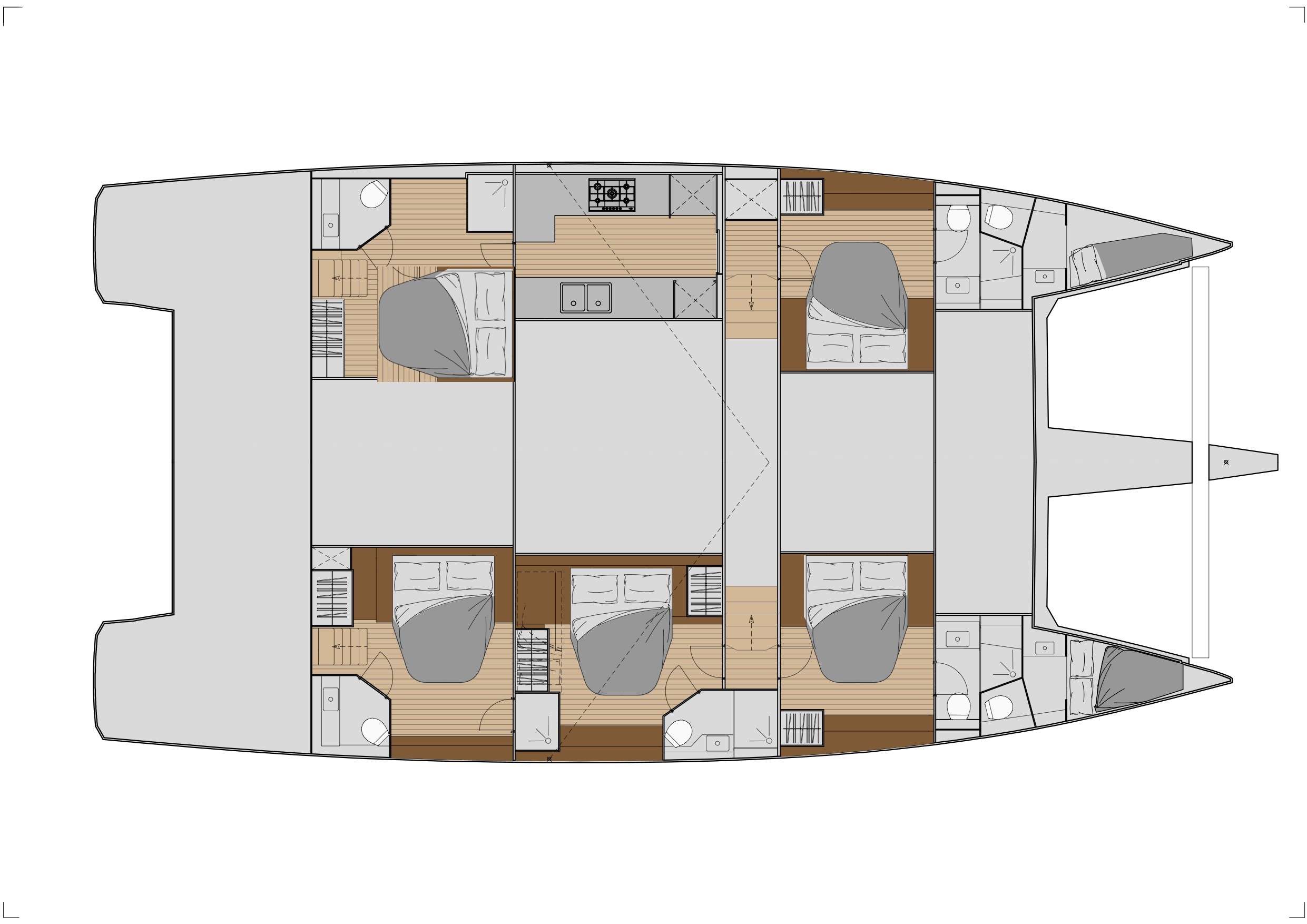 ALLURE - Boat Interior Layout