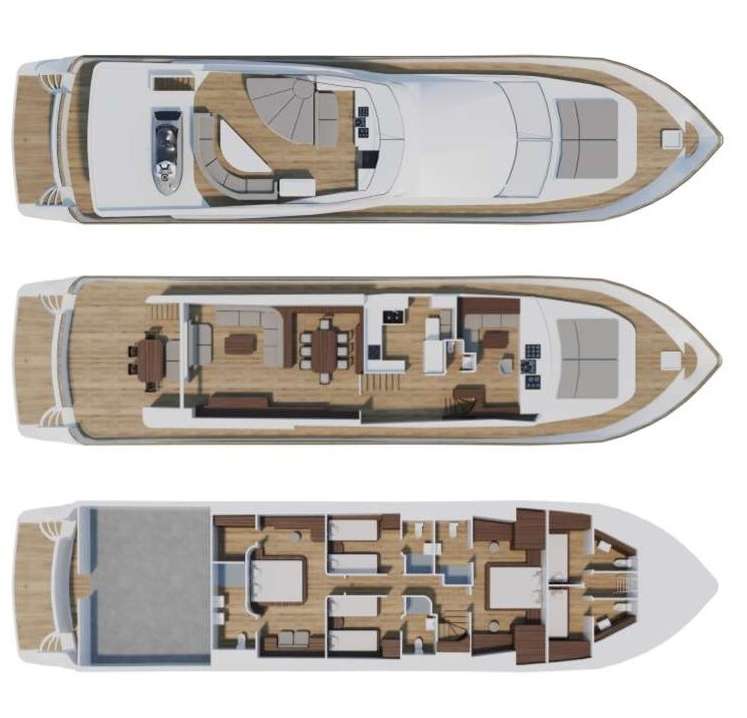 ESTIA POSEIDON - Boat Interior Layout