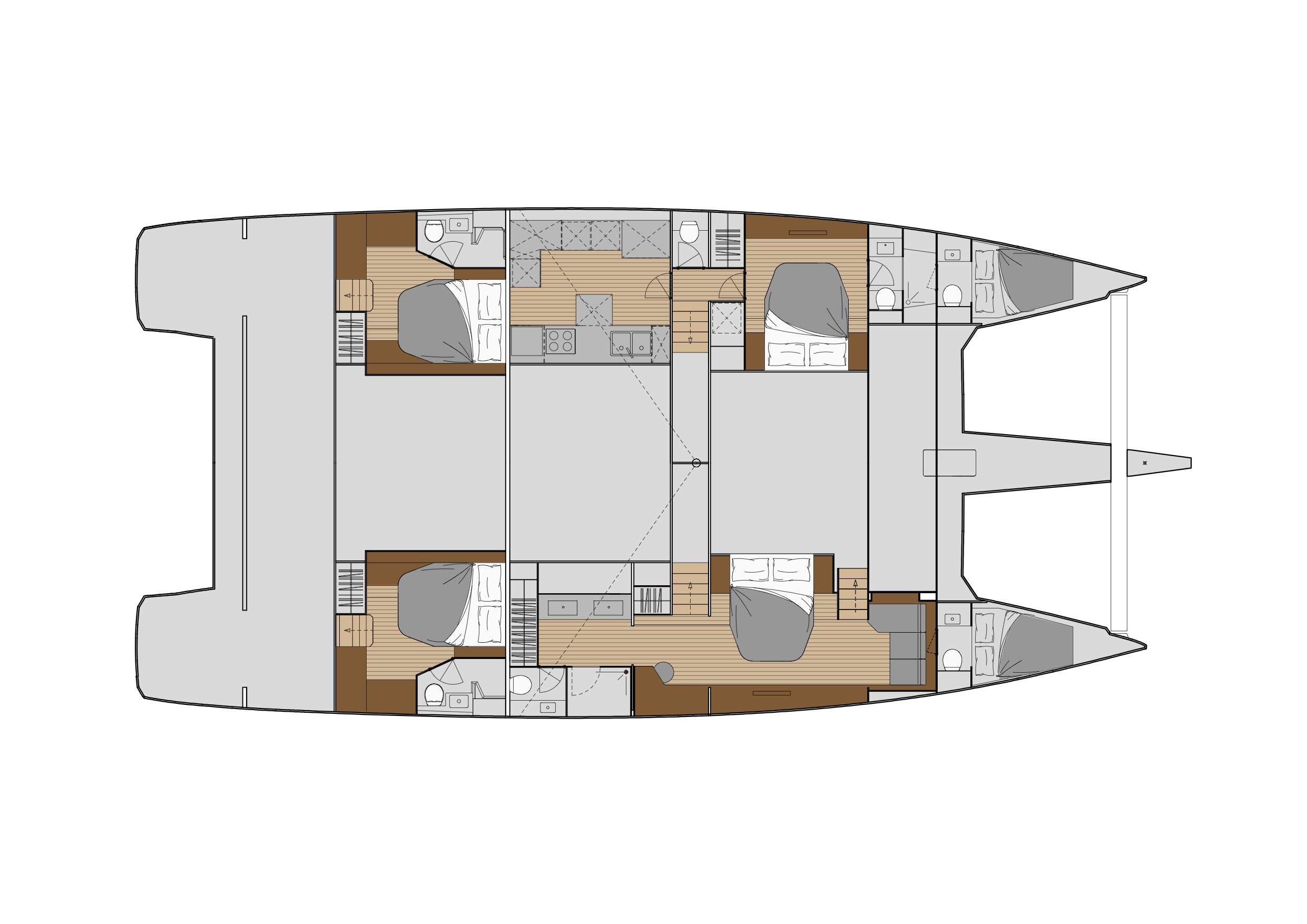 ALEXANDRA II - Boat Interior Layout