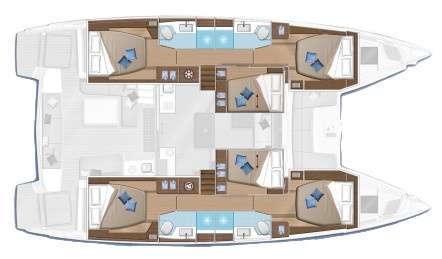 ONEIDA 2 - Boat Interior Layout