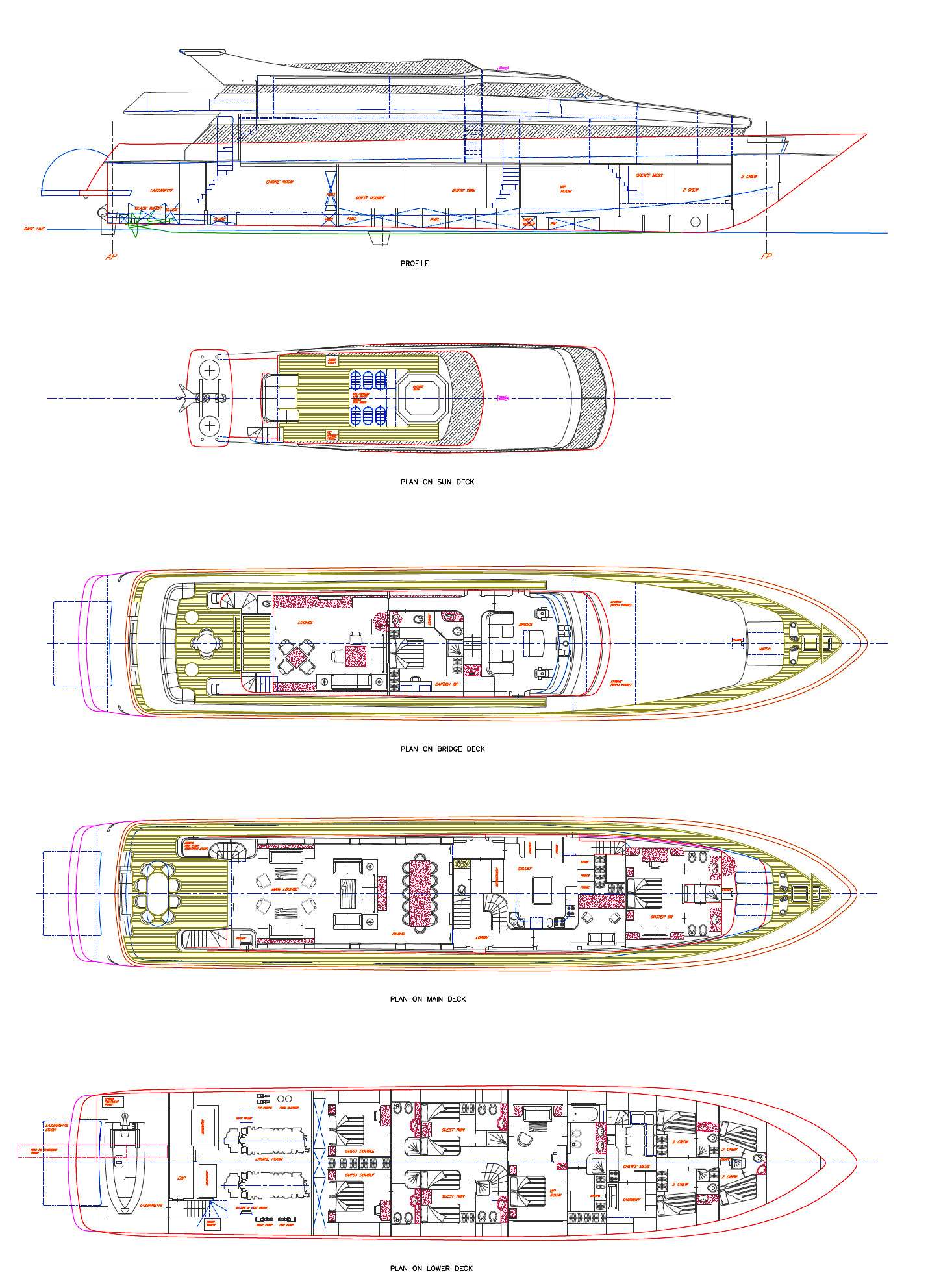 ELEMENT - Boat Interior Layout