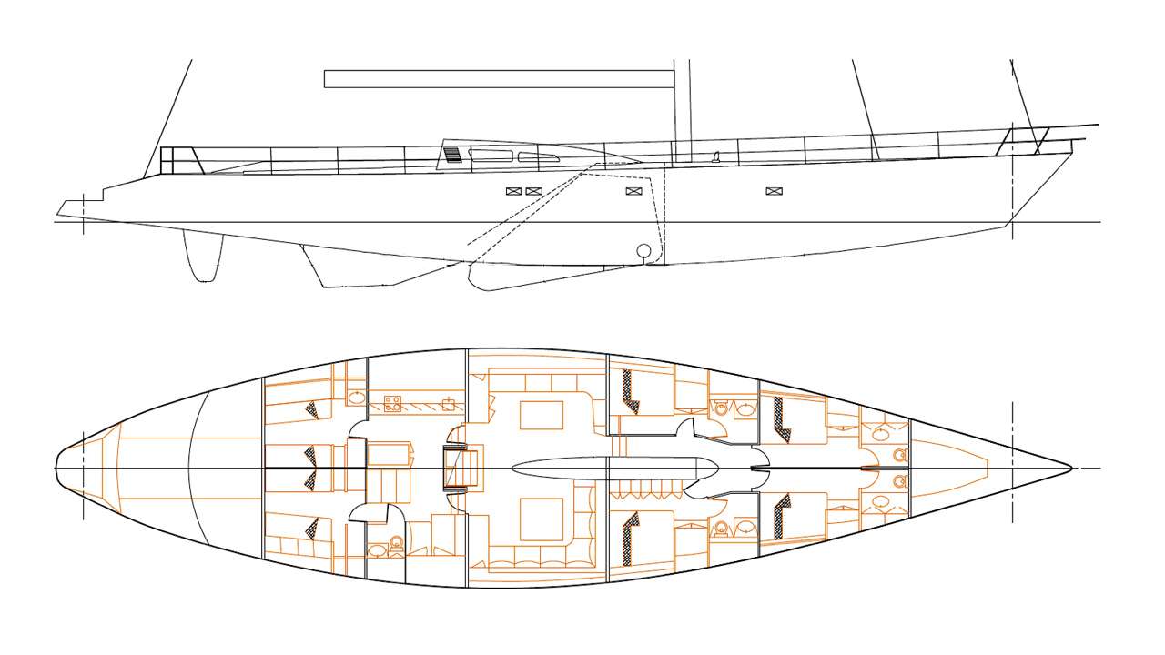 AIZU - Boat Interior Layout