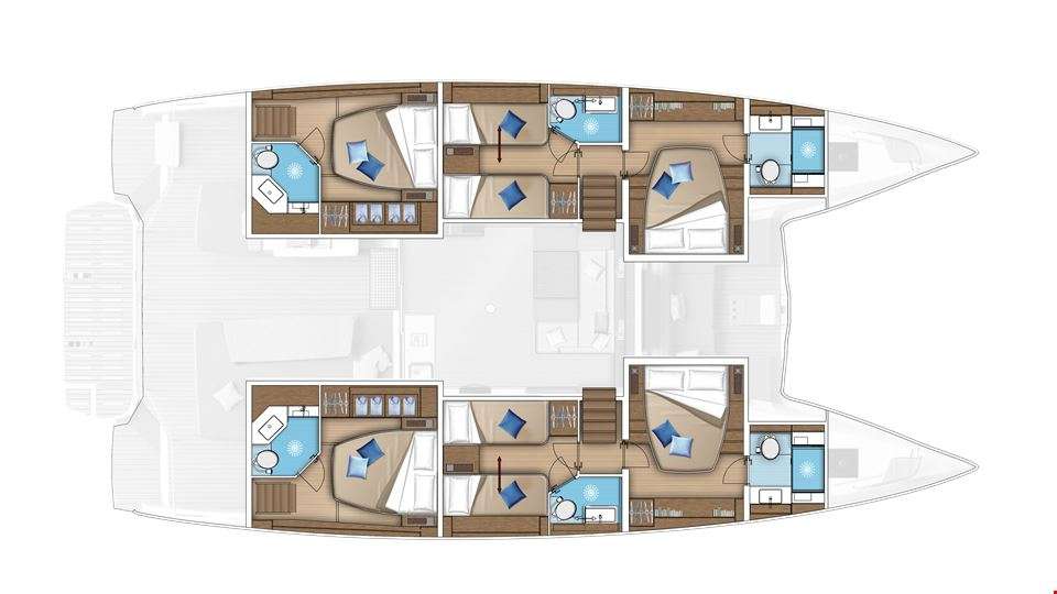 VERINA STAR - Boat Interior Layout