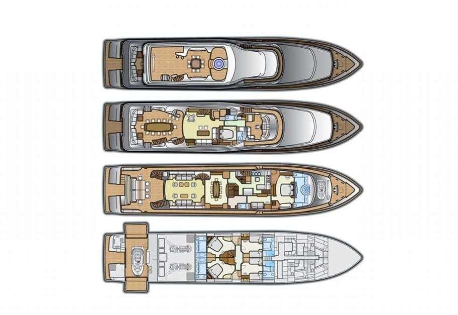 ARIELA - Boat Interior Layout