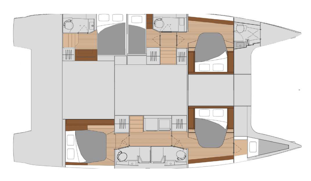 ALEGRIA - Boat Interior Layout
