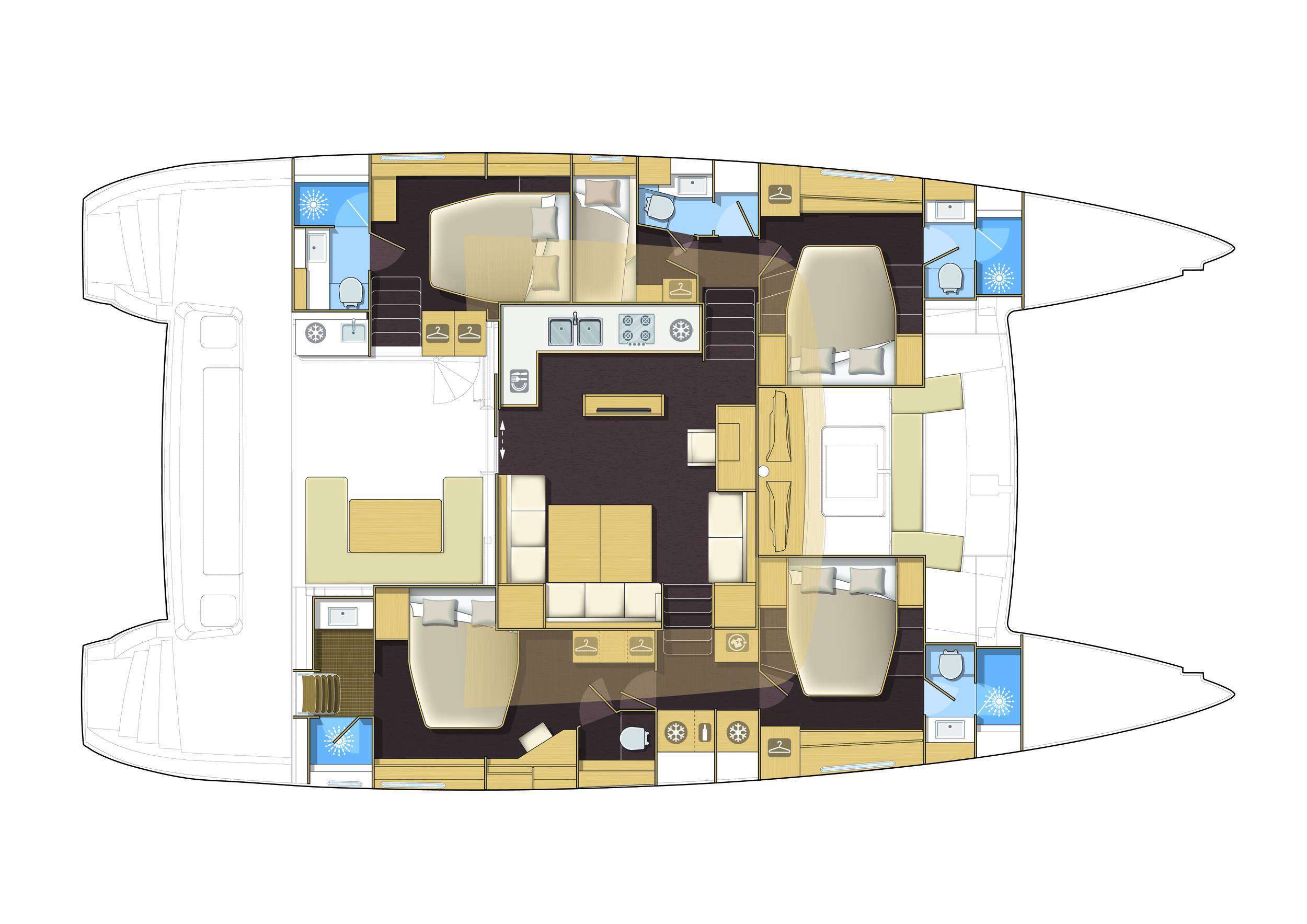 FOR SAIL - Boat Interior Layout