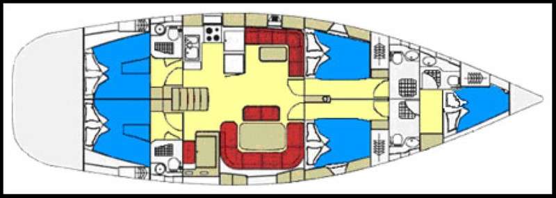 MYTHOS - Boat Interior Layout