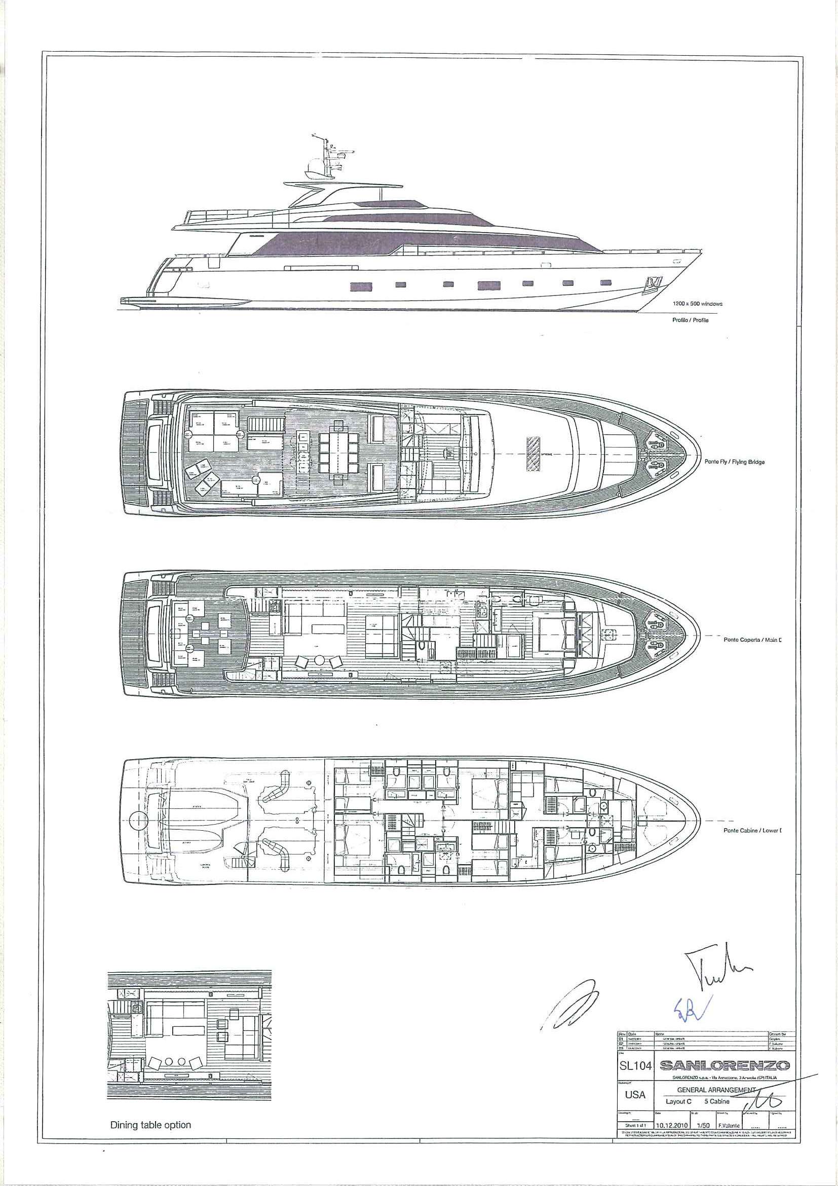 RARE DIAMOND - Boat Interior Layout
