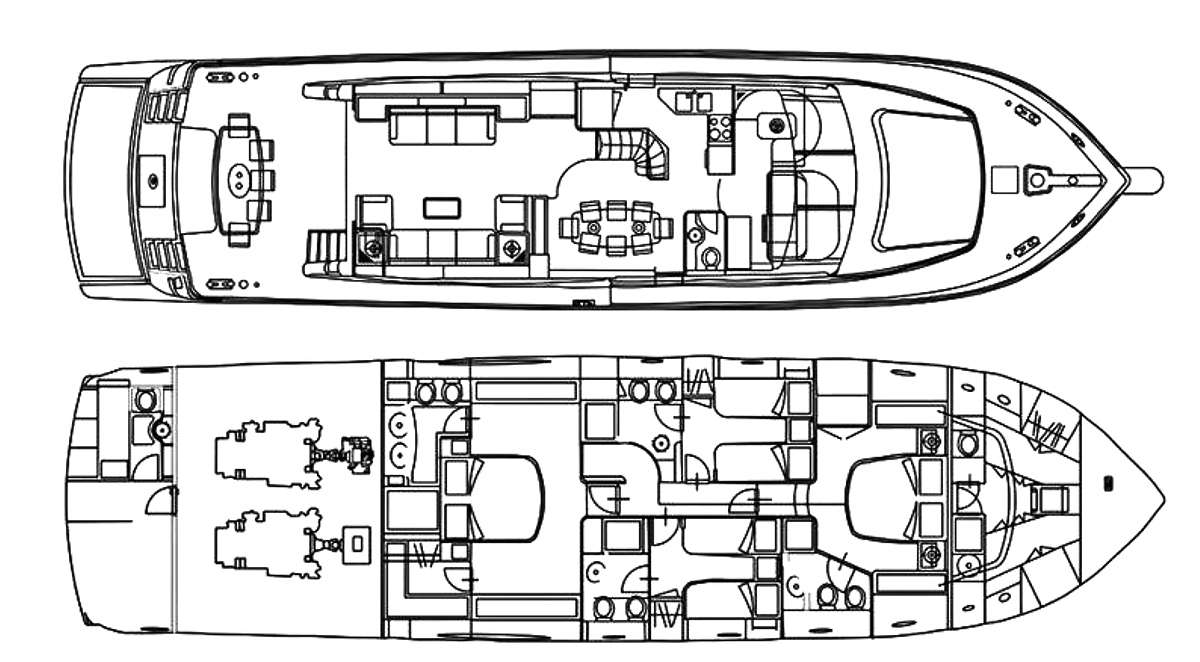 FREEDOM - Boat Interior Layout