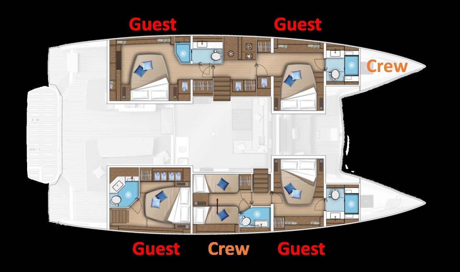 TAMIRO - Boat Interior Layout