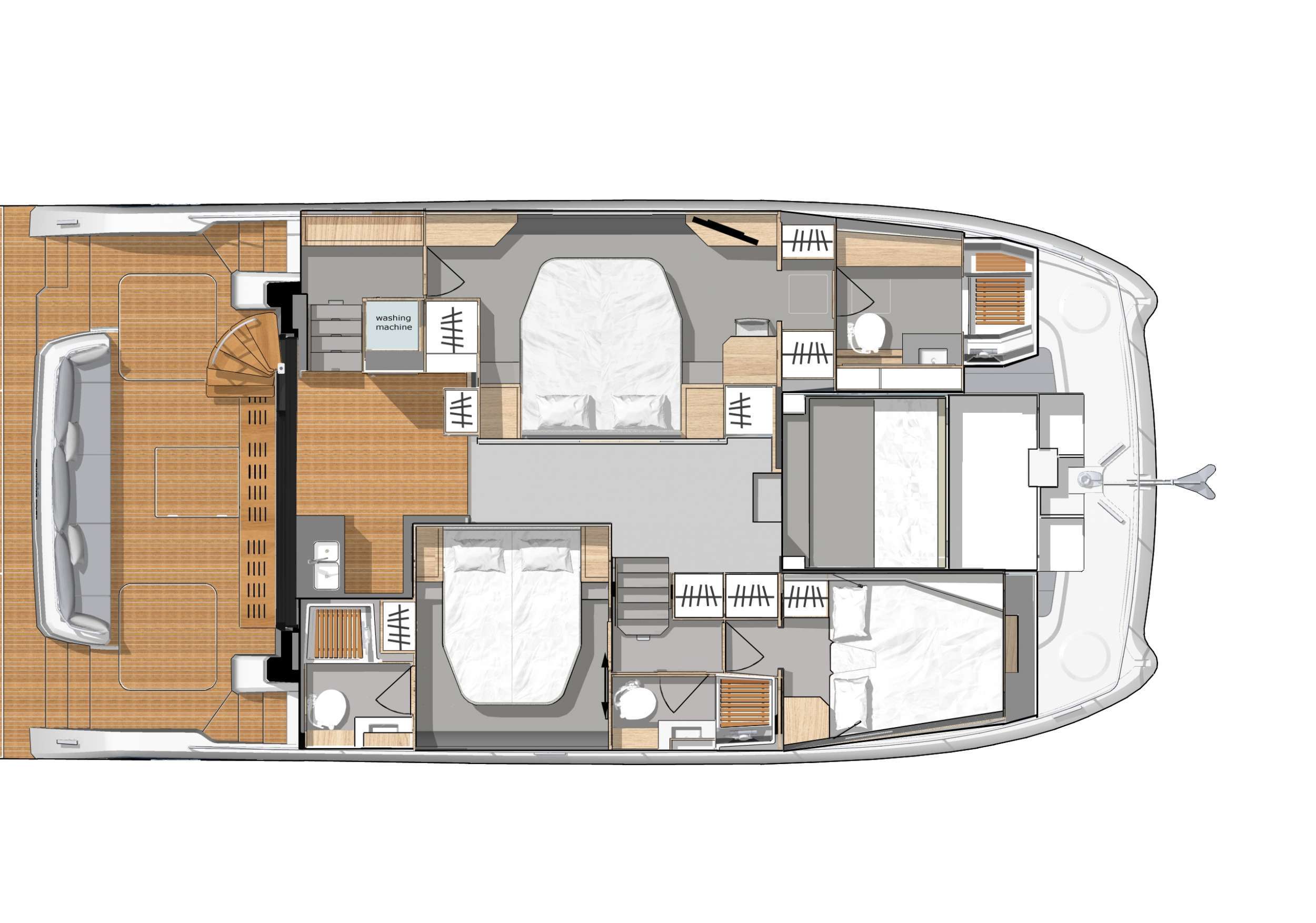 ENDLESS BEAUTY - Boat Interior Layout