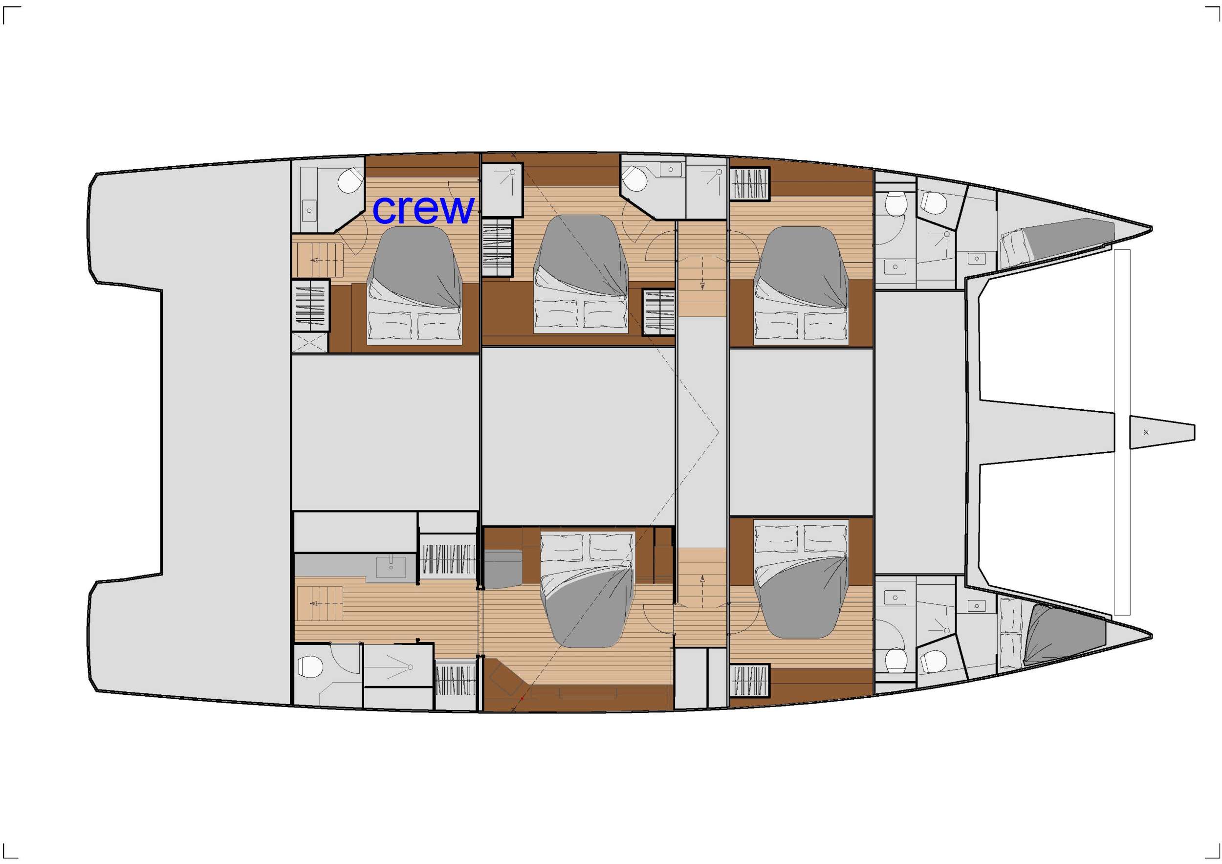 7th heaven - Boat Interior Layout