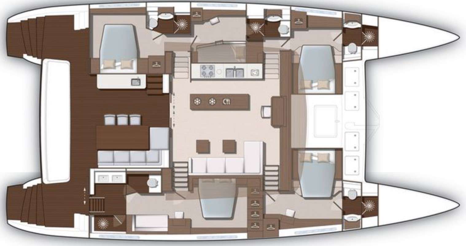 Pearly Gates - Boat Interior Layout
