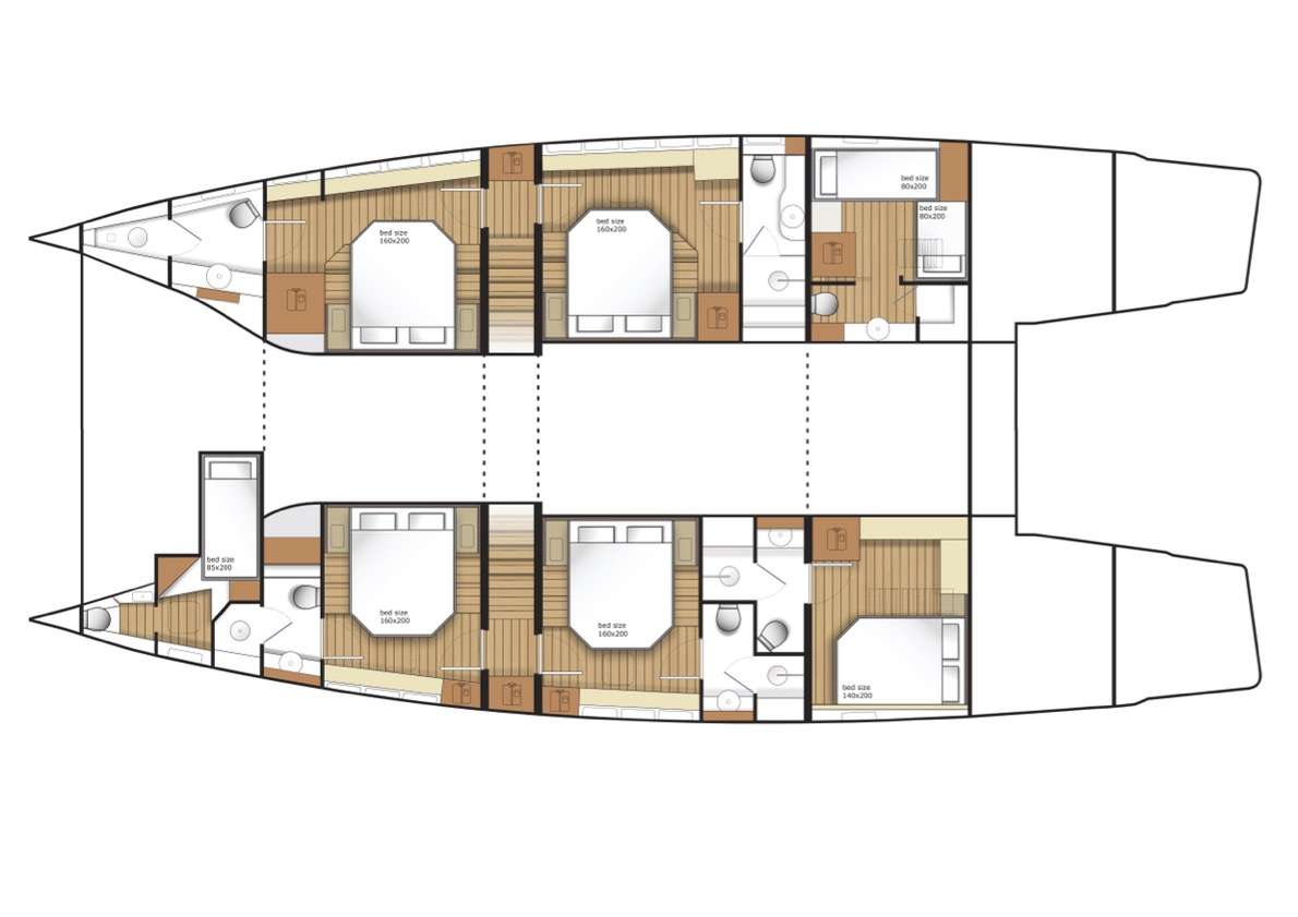 Moonlight - Boat Interior Layout