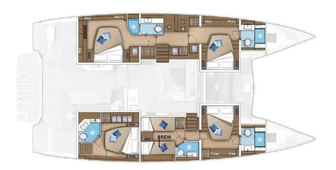 AURELIA - Boat Interior Layout