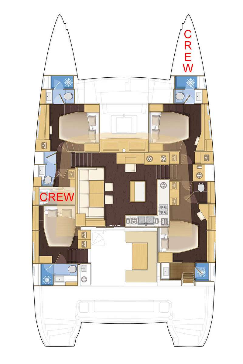 Starlight - Boat Interior Layout