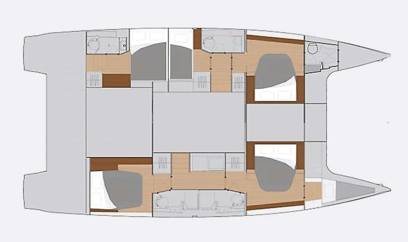 Aquarella - Boat Interior Layout