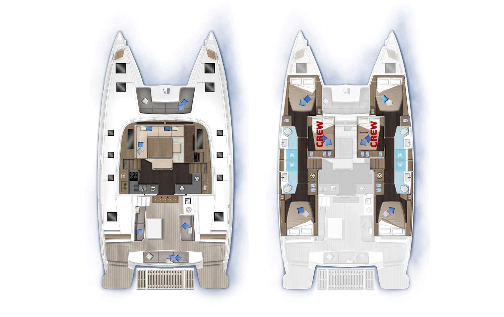 BABALU 51 - Boat Interior Layout