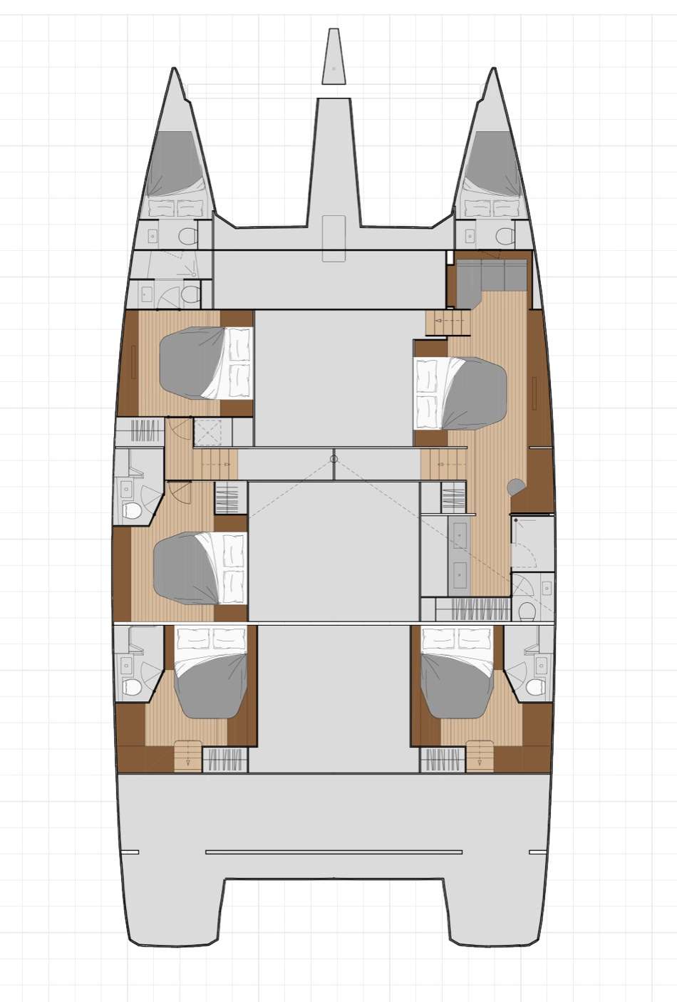 SUNMOON - Boat Interior Layout