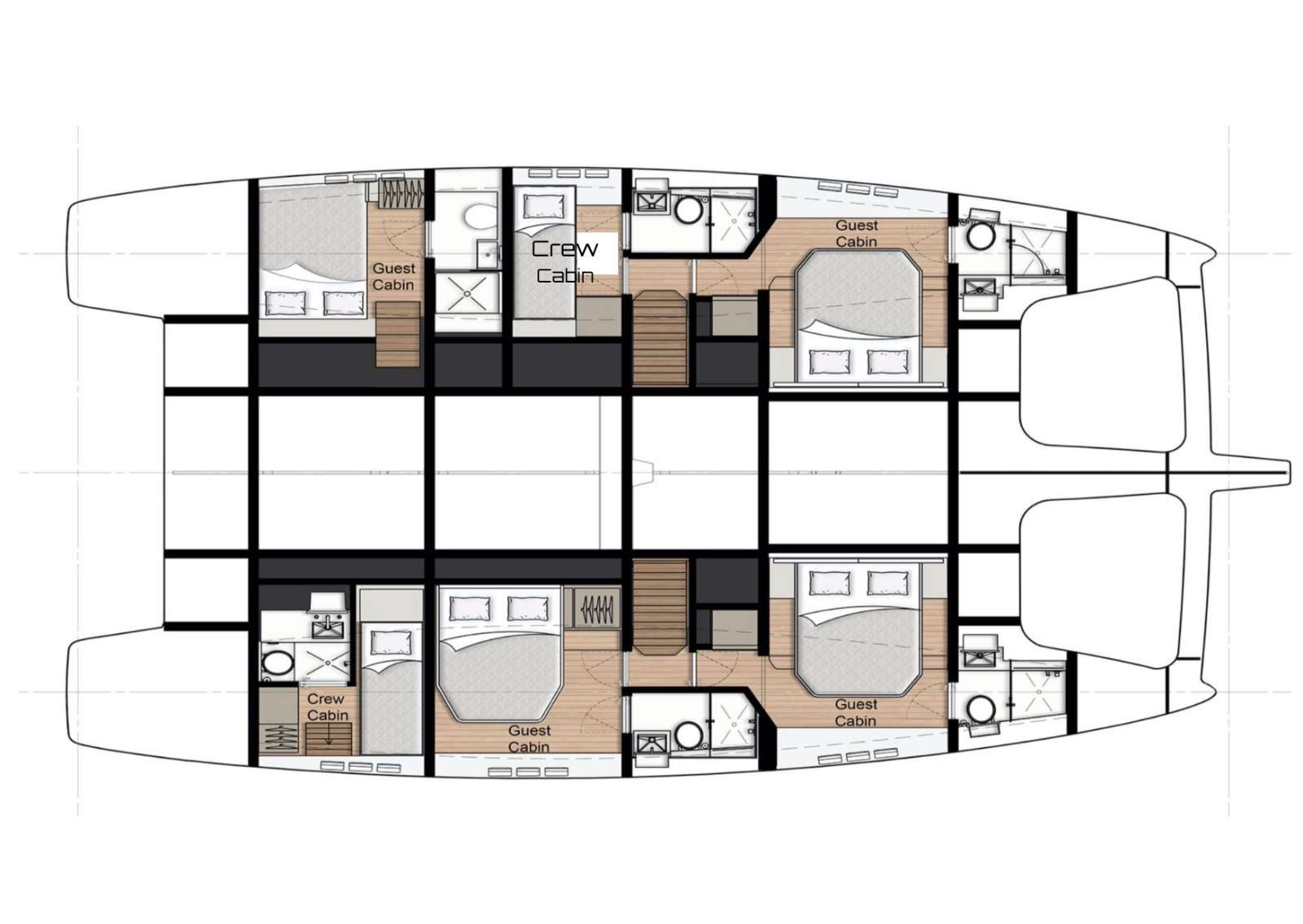 ADARA - Boat Interior Layout
