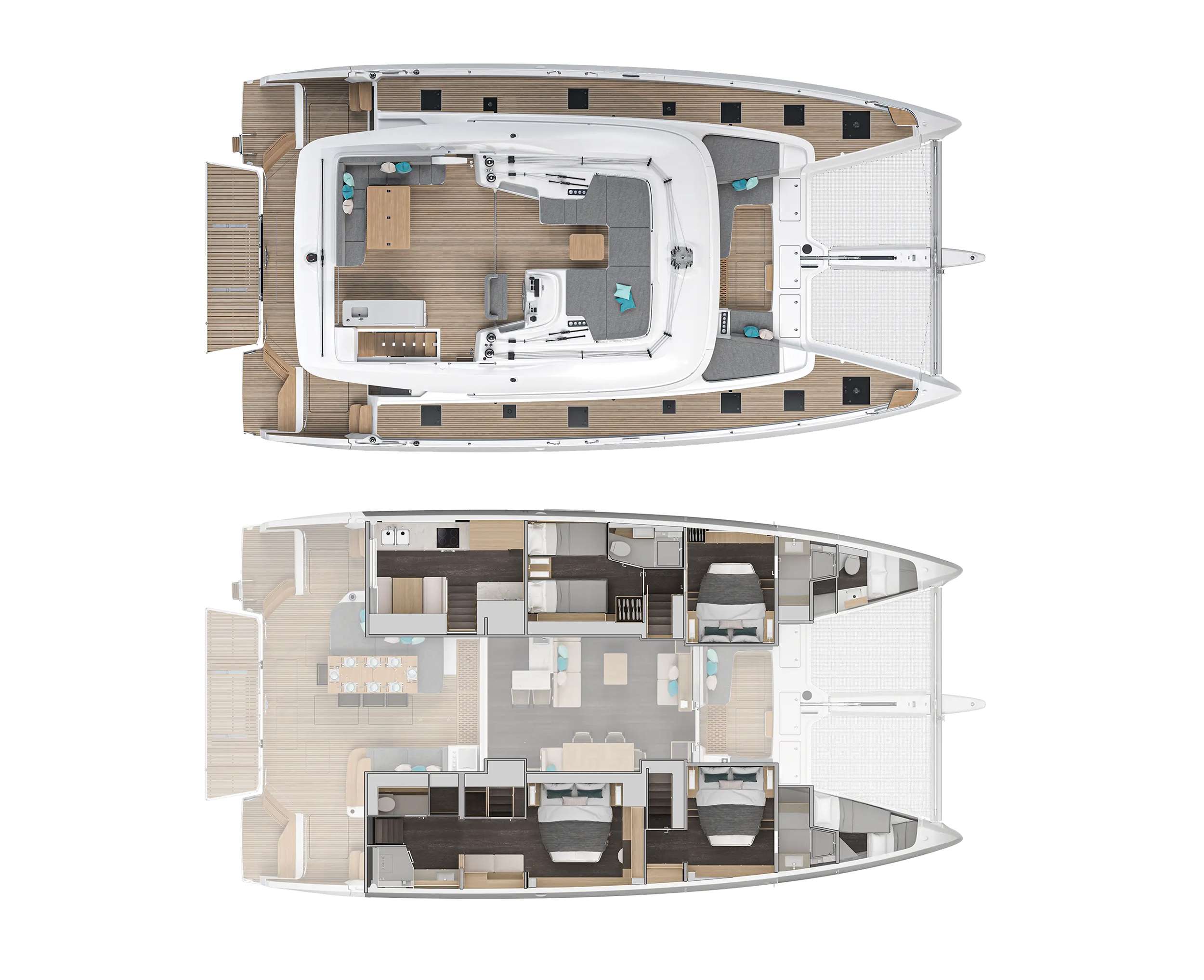 LADY M - Boat Interior Layout