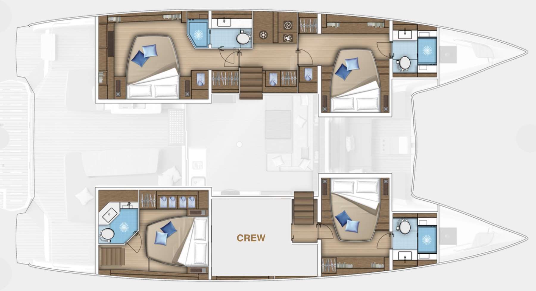 ALMOSTA ROAD - Boat Interior Layout